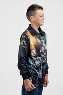 Kids Velociraptor Fishing Shirt - Quick Dry & UV Rated