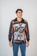 Cattle Trucks Polo Fishing Shirt - Quick Dry & UV Rated
