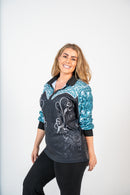 Cowgirl Tough Turquoise Fishing Shirt - Quick Dry & UV Rated