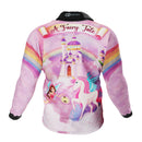 Kids Unicorn Polo Fishing Shirt - Quick Dry & UV Rated