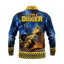 Kids Little Digger Fishing Shirt - Quick Dry & UV Rated