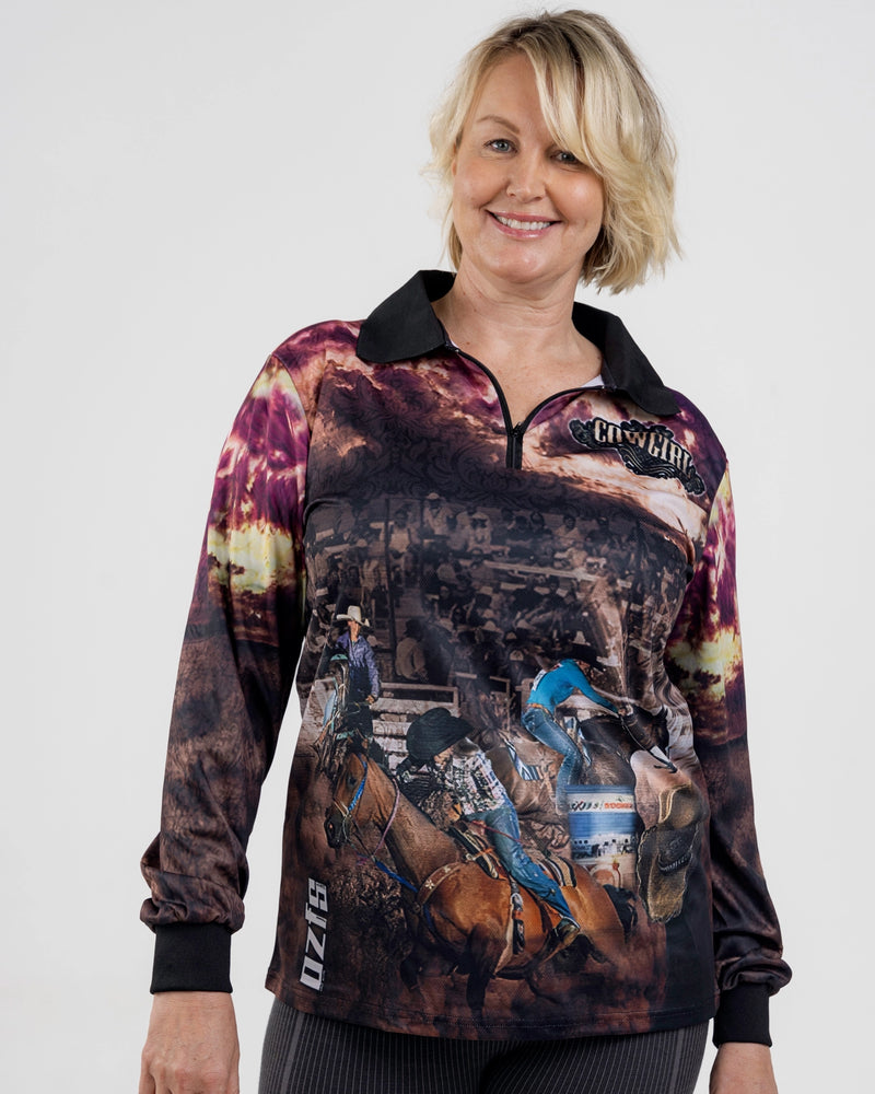 Cowgirl Fishing Shirt - Quick Dry & UV Rated