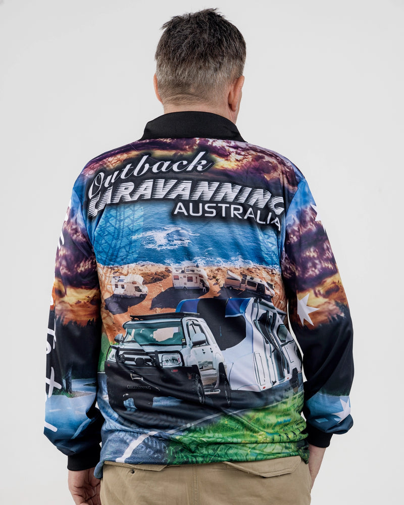 Caravanning Australia Fishing Shirt - Quick Dry & UV Rated – Oz