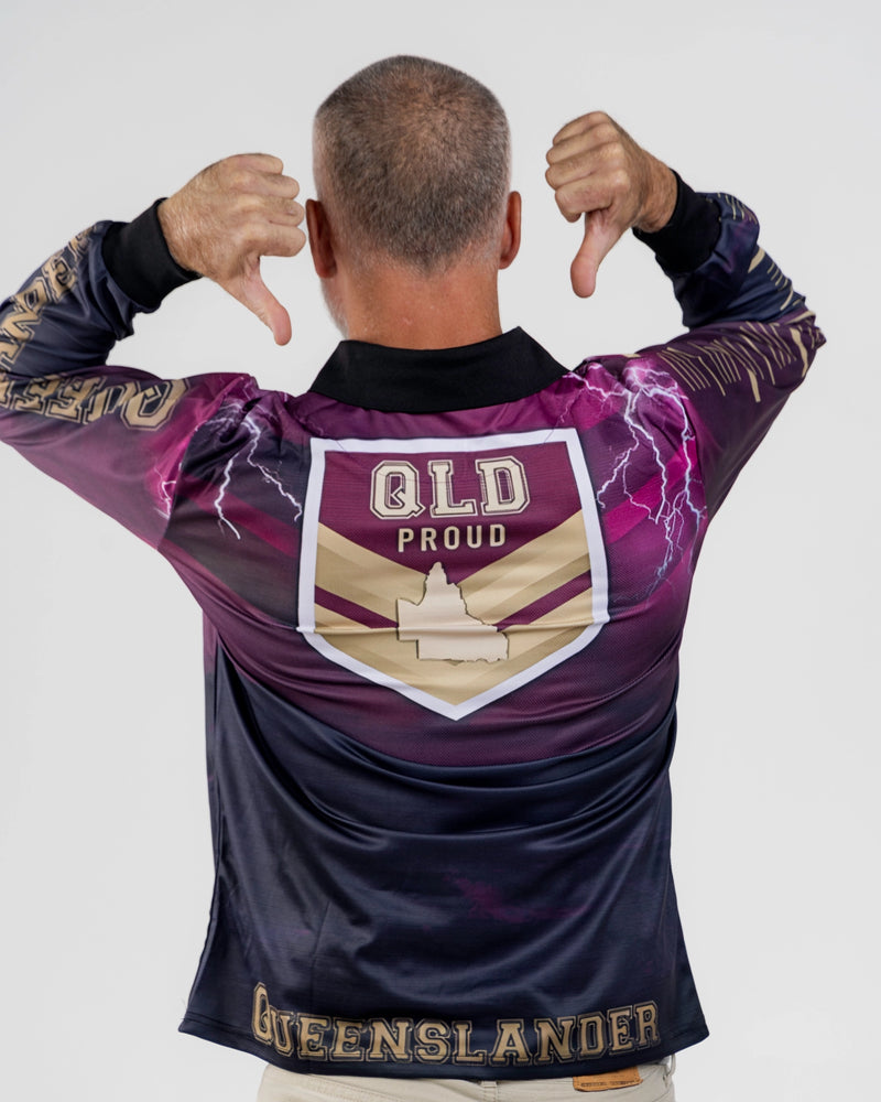 QLD Proud Fishing Shirt - Quick Dry & UV Rated