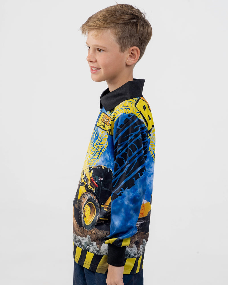 Kids Little Builder Fishing Shirt - Quick Dry & UV Rated – Oz