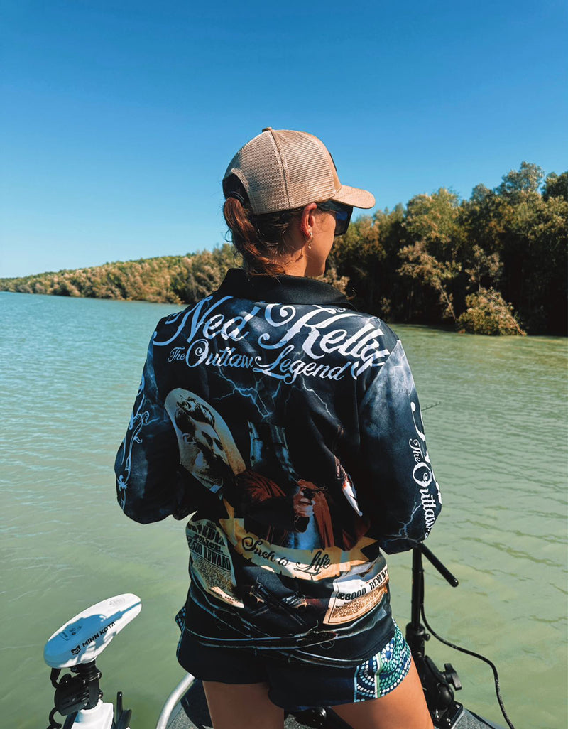 Such Is Life Ned Kelly Fishing Shirt - Quick Dry & UV Rated