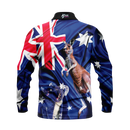 Kids Aussie Icons Fishing Shirt - Quick Dry Polo & UV Rated