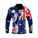 Kids Aussie Icons Fishing Shirt - Quick Dry Polo & UV Rated