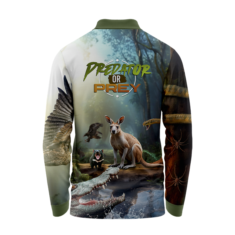 Predator or Prey Fishing Shirt - Quick Dry & UV Rated