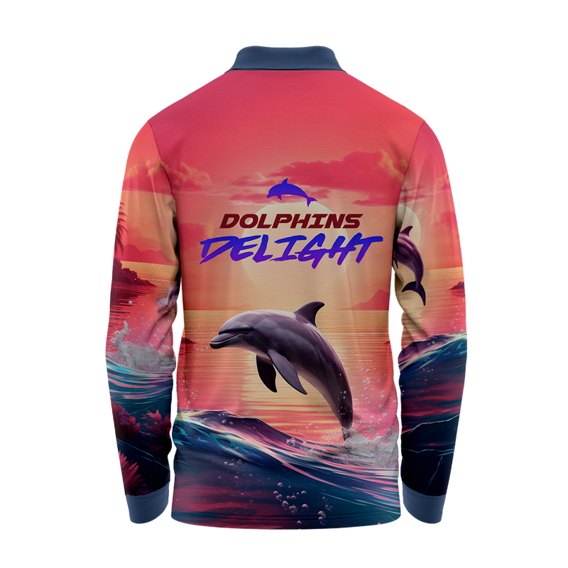 Dolphin Delight Fishing Shirt - Quick Dry & UV Rated