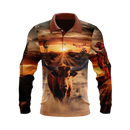 Outback bull Polo shirt - Quick Dry & UV Rated