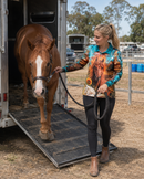 Sunflowers and Horse Fishing shirt