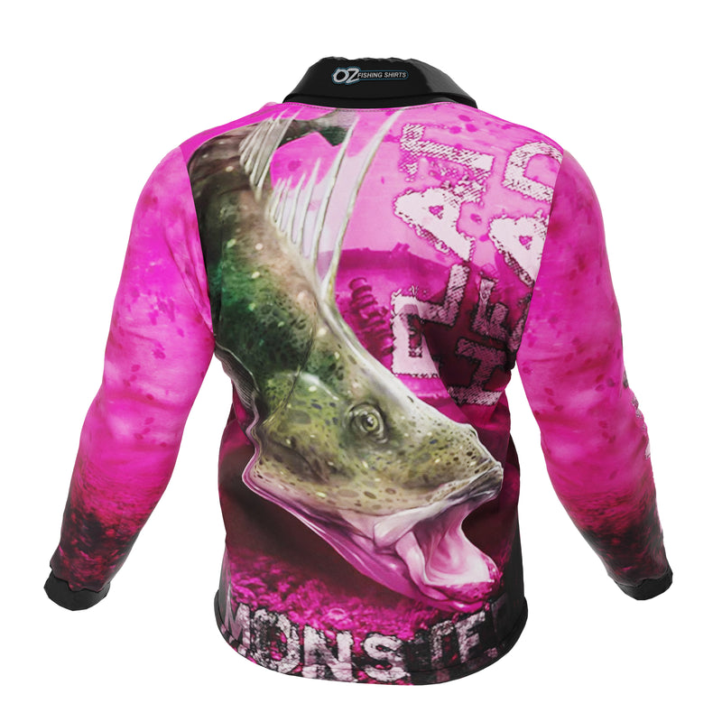 Flathead Pink Fishing Shirt - Quick Dry & UV Rated – Oz Fishing Shirts