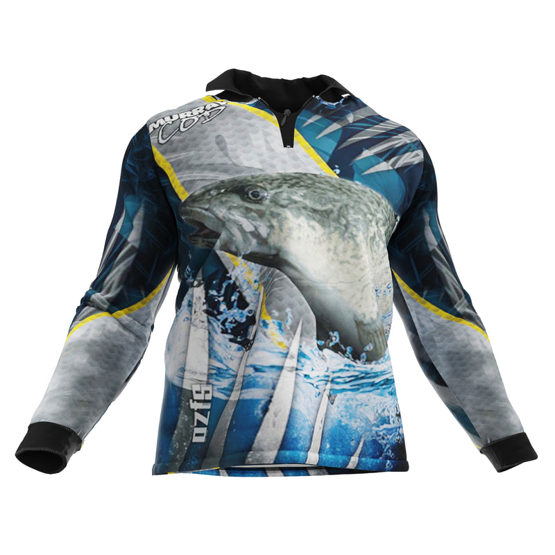 Murray Cod Blue Fishing Shirt - Quick Dry & UV Rated