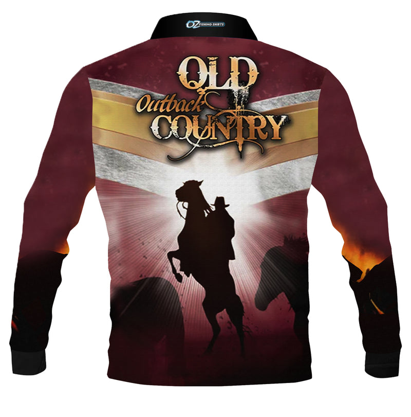 QLD Outback Country Fishing Shirt - Quick Dry & UV Rated