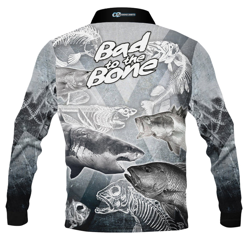Bad To The Bone Fishing Shirt - Quick Dry & UV Rated