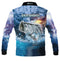 Barramundi Blue Fishing Shirt - Quick Dry & UV Rated