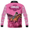 Kids Cowgirl Pink Fishing Shirt - Quick Dry & UV Rated