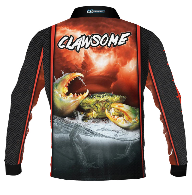 Mud Crab Clawsome Fishing Shirt - Quick Dry & UV Rated