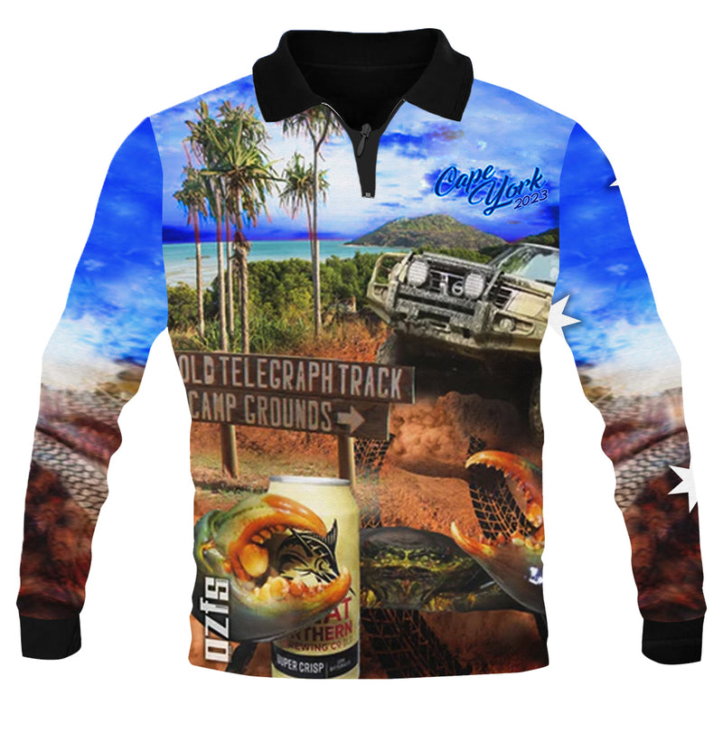 Cape York Blue 2023 Fishing Shirt - Quick Dry & UV Rated – Oz Fishing Shirts