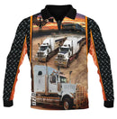 Cattle Trucks Polo Fishing Shirt - Quick Dry & UV Rated