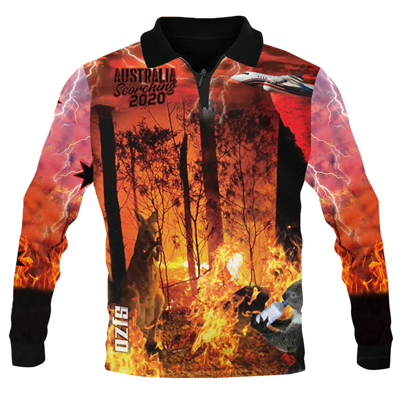 FireFighting Warriors Fishing Shirt - Quick Dry & UV Rated