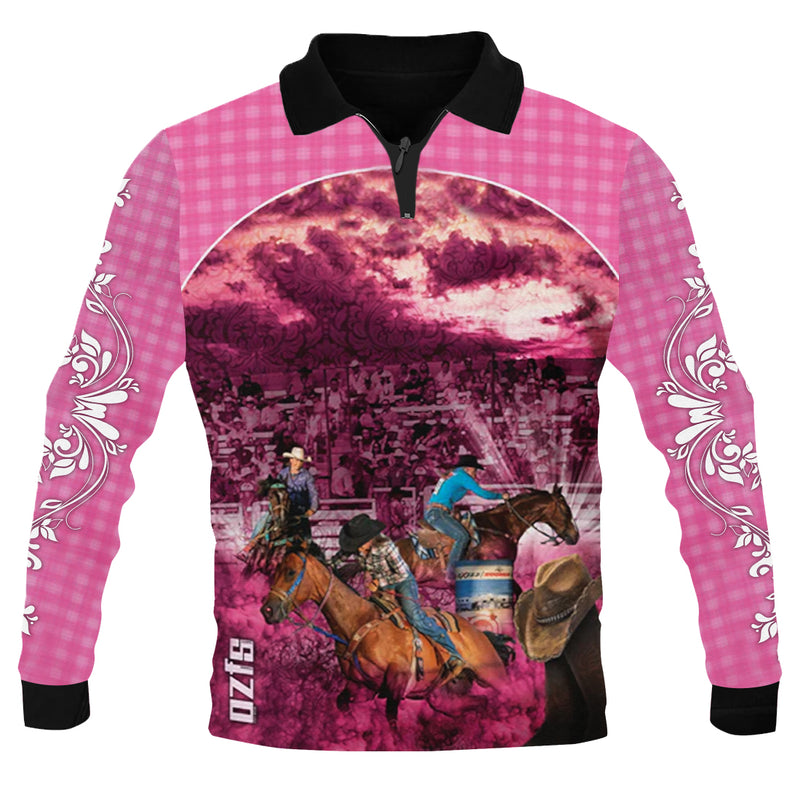 Cowgirl Pink Fishing Shirt - Quick Dry & UV Rated