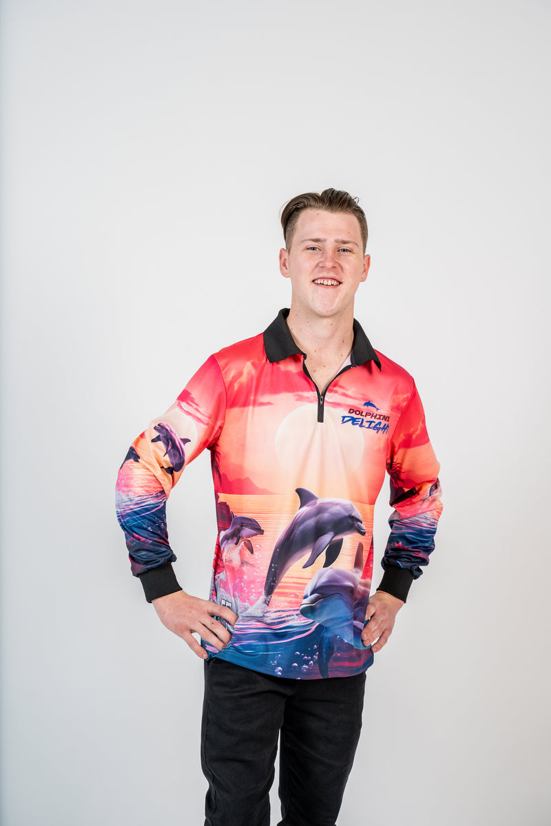 Dolphin Delight Fishing Shirt - Quick Dry & UV Rated