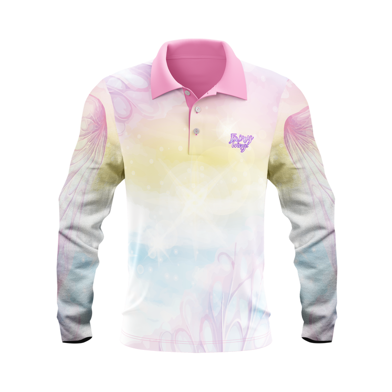 Kids Fairy wings Fishing Shirt - Quick Dry Polo & UV Rated (Copy)