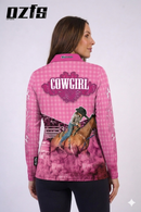 Cowgirl Pink Fishing Shirt - Quick Dry & UV Rated