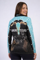 $28 Special - Cowgirl Tough Turquoise Fishing Shirt - Quick Dry & UV Rated