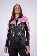 Cowgirl Tough Pink Fishing Shirt - Quick Dry & UV Rated