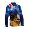 Fraser Island Blue 2024 Fishing Shirt - Quick Dry & UV Rated