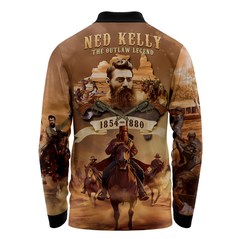 Such is Life Ned Kelly (Brown Limited Edition) Fishing Shirt