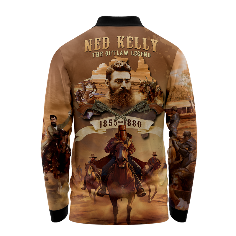 Such is Life Ned Kelly (Brown Limited Edition) Fishing Shirt