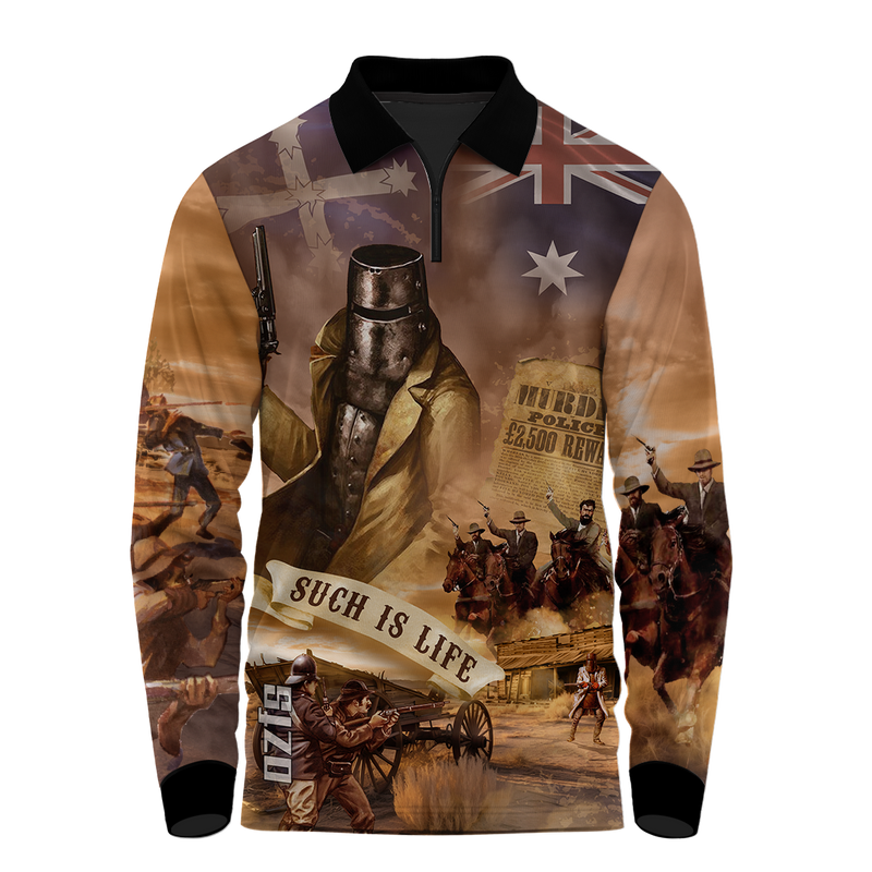 Such is Life Ned Kelly (Brown Limited Edition) Fishing Shirt