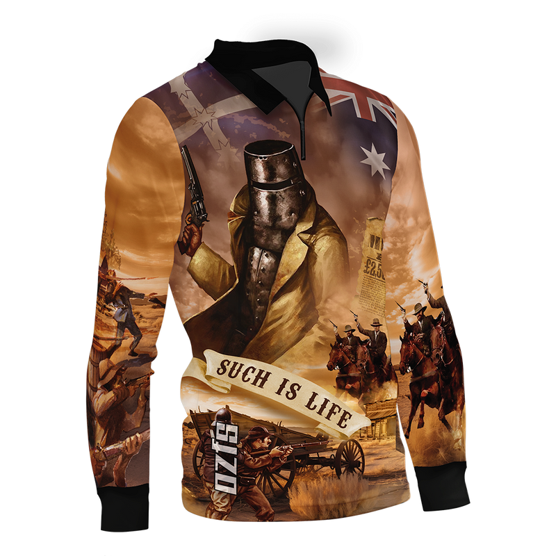 Such is Life Ned Kelly (Brown Limited Edition) Fishing Shirt