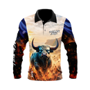 Outback Bull Fishing Shirt - Quick Dry & UV Rated
