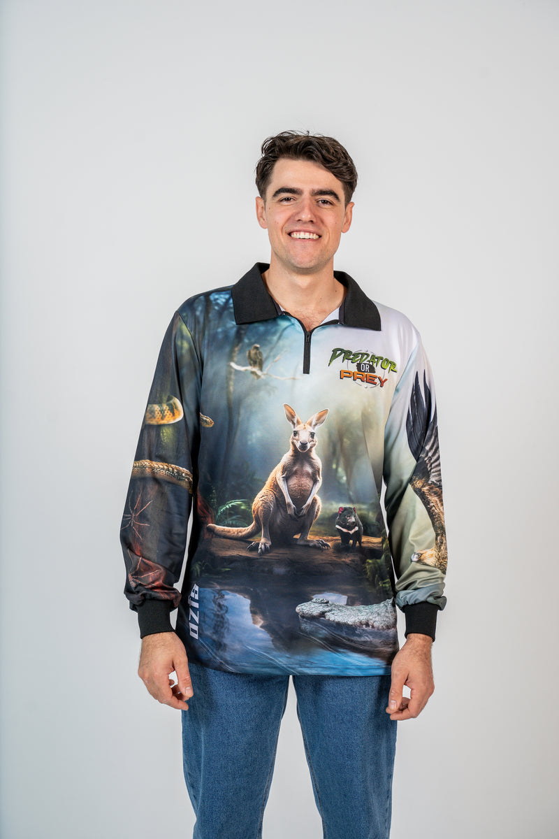 Predator or Prey Fishing Shirt - Quick Dry & UV Rated