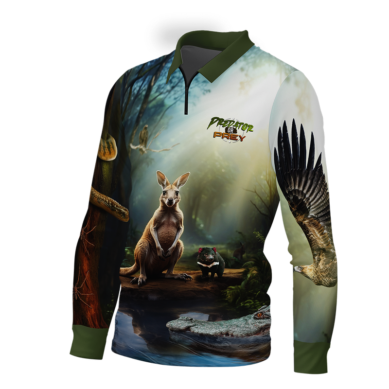 Predator or Prey Fishing Shirt - Quick Dry & UV Rated
