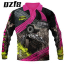 Offroad Pink Fishing Shirt - Quick Dry & UV Rated