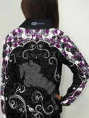 Horse Jumping White Fishing Shirt - Quick Dry & UV Rated