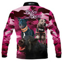 Boar Hunter Camo Pink Fishing Shirt - Quick Dry & UV Rated