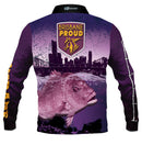 Brisbane Broncos Fishing  -Fishing shirt -Quick dry - Uv rated