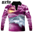Kids Barramundi Pink Fishing Shirt - Quick Dry & UV Rated