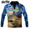 Kids Cape York Blue Fishing Shirt - Quick Dry & UV Rated