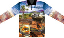 Kids Cape York Blue 2020 Fishing Shirt - Quick Dry & UV Rated