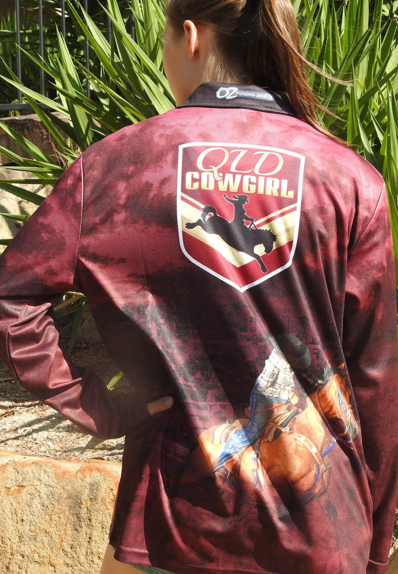 Cowgirl QLD Fishing Shirt - Quick Dry & UV Rated