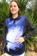 Social Distancing Polo Fishing Shirt - Quick Dry & UV Rated