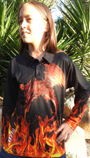 Kids Dragon Slayer Fishing Shirt - Quick Dry & UV Rated